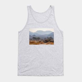 Namibia. Mountain Silhouettes. Tank Top